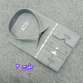 پیراهن طرحدار مردانه قواره ازاد ( قواره کلاسیک ) _ استین بلند