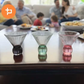 دسر خوری پایه دار شیاردار