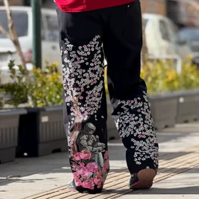 شلوار اسلش کاستوم نقش برجسته شوالیه Knight