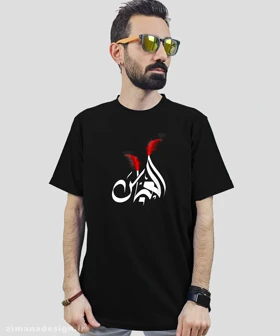 تیشرت مردانه و زنانه مذهبی طرح عباس