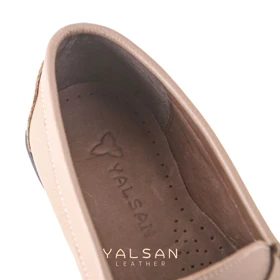 کفش کالج زنانه چرم یلسان مدل جالینوس کد 623-MC