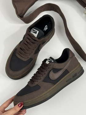 کتانی ایر فورس 1011 (قهوه ای مشکی)