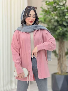 شومیز پشت پیله برش‌دار