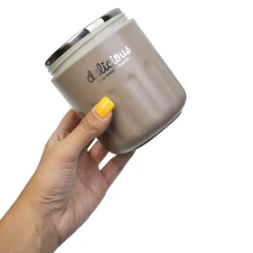 ماگ و ظرف غذا چند منظوره مدل breakfast cup ظرفیت 0.5 لیتر