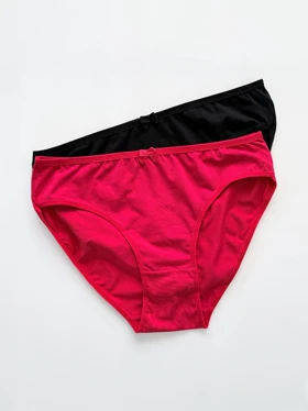 شورت اسلیپ نخ پنبه ساده پاپیون دار سایز 2XL میسپل Misspel