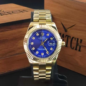 ساعت مچی مردانه رولکس دیت جاست Rolex datejust تاریخ دار با قفل پروانه ای کد2