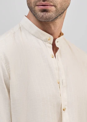 پیراهن راه راه لینن 2510122