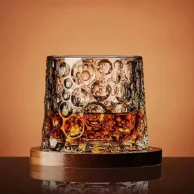 لیوان چرخشی برند دلی طرح حبابی