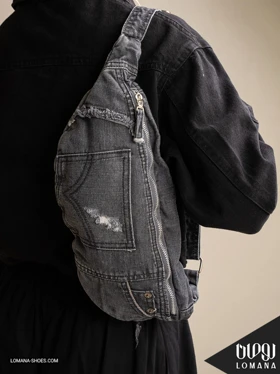 کیف بادی بگ جین شاواری لومانا - کد 2833