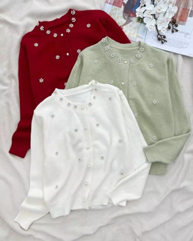ژاکت بافت تمام مروارید کد 5790