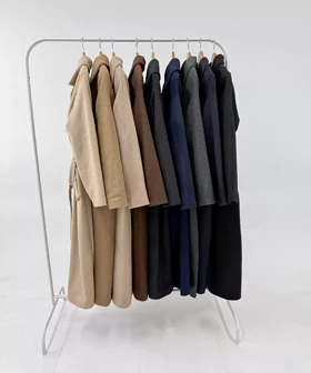 ترنچ کت پالتویی آستردار کد PL003/1 برند ردا