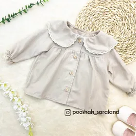 پیراهن نخی دخترانه گوش دار