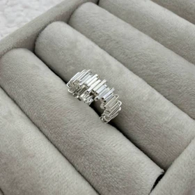 انگشتر پیانویی در دو رنگ