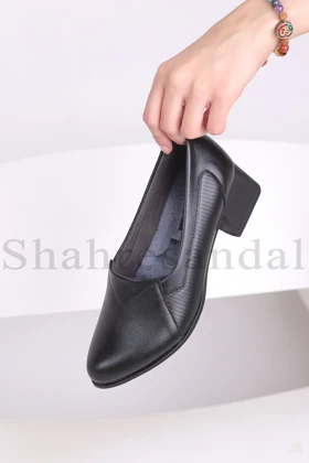 کفش پرسنلی پاشنه‌دار زنانه آلما