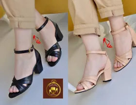 صندل مجلسی پاشنه‌دار کمربندی زنانه
