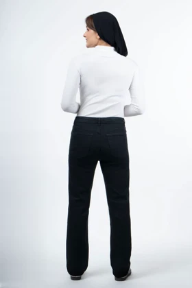 شلوار راسته جین مشکی