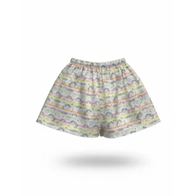 لباس خواب زنانه ساتن طرح یونی کورن با کش مو