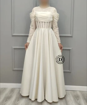 پیراهن بلند ارکیده 7033