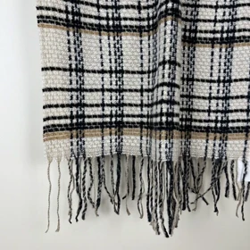 شال پاییزه موهر چهارخانه لمه 20507