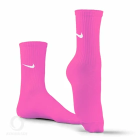جوراب ورزشی NIKE ساق بلند (صورتی)