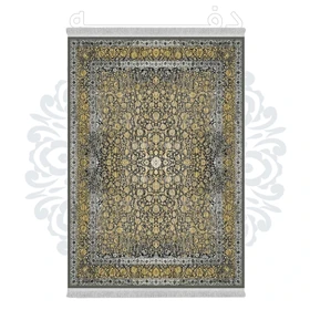فرشینه از جنس پارچه هازان مخمل ترک طرح سنتی و مدرن برند دفه کد DHU138