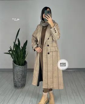 پالتو پشمی آستردار نورا2