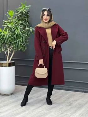 پالتو بلند شش دکمه