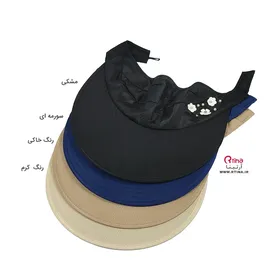 نقاب/ کلاه آفتاب گیر زنانه مدل تاشو (قابل شستشو)