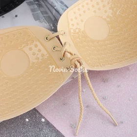 سوتین لیفت پروانه ای کرمی 105418