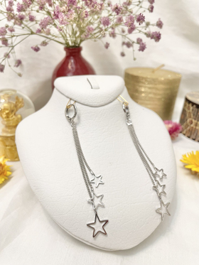 گوشواره آویزدار طرح ستاره