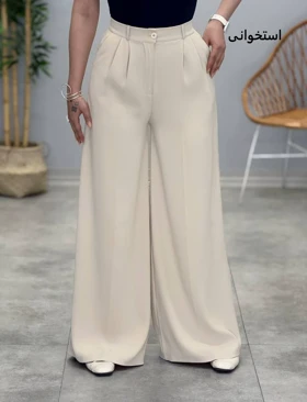 3374-شلوار کرپ فول بگ کد 331