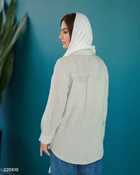 مانتو شومیزی مدل سولینا کد 2205