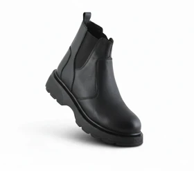 نیم بوت زنانه چرم یلسان مدل وندا کد 684-GN