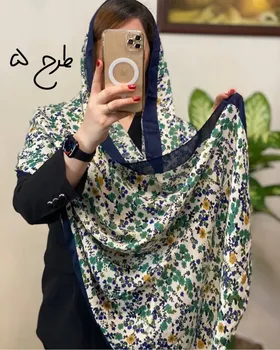 شال نخ پنبه طرحدار 3718