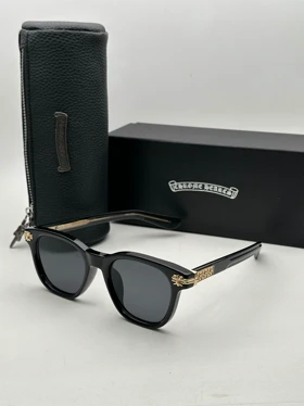 عینک کروم هارتز کد 188881 Chrome Hearts (مشکی طلایی)