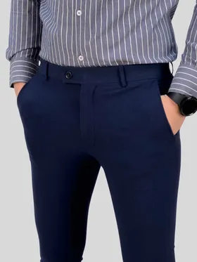 شلوار پارچه ای 020114 آبی