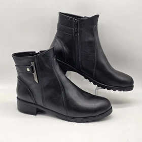 نیم بوت زیپی سگکدار