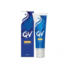 کرم مرطوب‌کننده صورت کیو وی مناسب پوست‌های خشک و حساس حجم 100 گرم