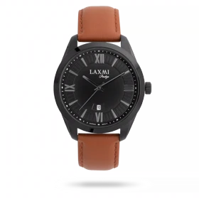 ساعت مچی مردانه لاکسمی بند چرم مشکی کد Laxmi 8186