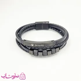 دستبند مردانه برند رولکس مشکی