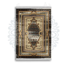 فرشینه از جنس پارچه هازان مخمل ترک طرح سنتی و مدرن برند دفه کد DAMG234
