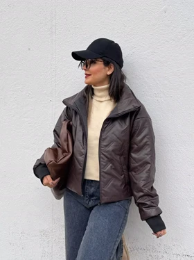 کاپشن چرم تیلور Teylor