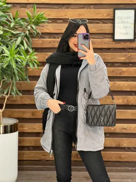 پالتو کبریتی کمرگت داخل ببعی