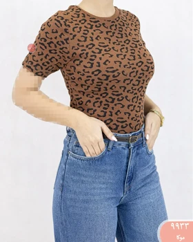 تیشرت قواره دارپلنگی9933