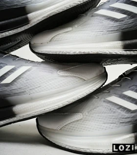 کفش کتانی مردانه مشکی سفید ADIDAS Solar disk V2