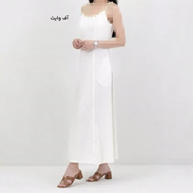 پیراهن زنانه بلند لینن