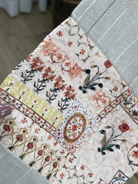 کت مزونی لینن کد 2106