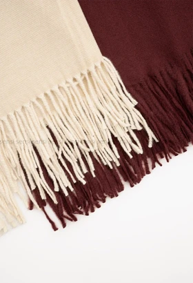 شال موهری ساده رنگی کد1004412