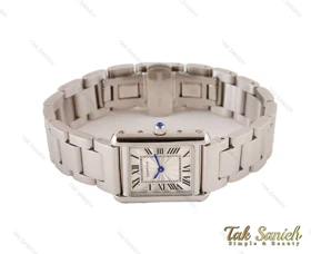 ساعت کارتیه تانک نقره ای زنانه Cartier-3694-L
