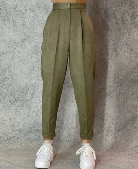 شلوار مام استایل مخمل سوئیت ترک کد 40110